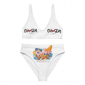 Recycled high-waisted bikini