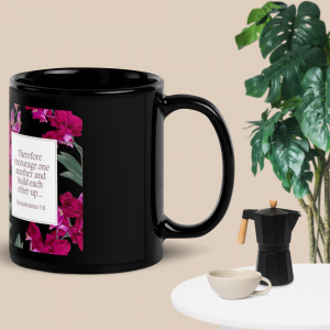 Black Glossy Mug
