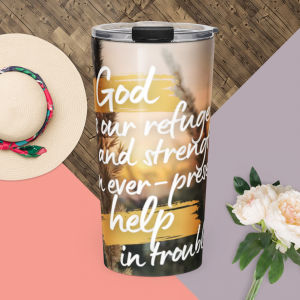 Tapered stainless steel tumbler