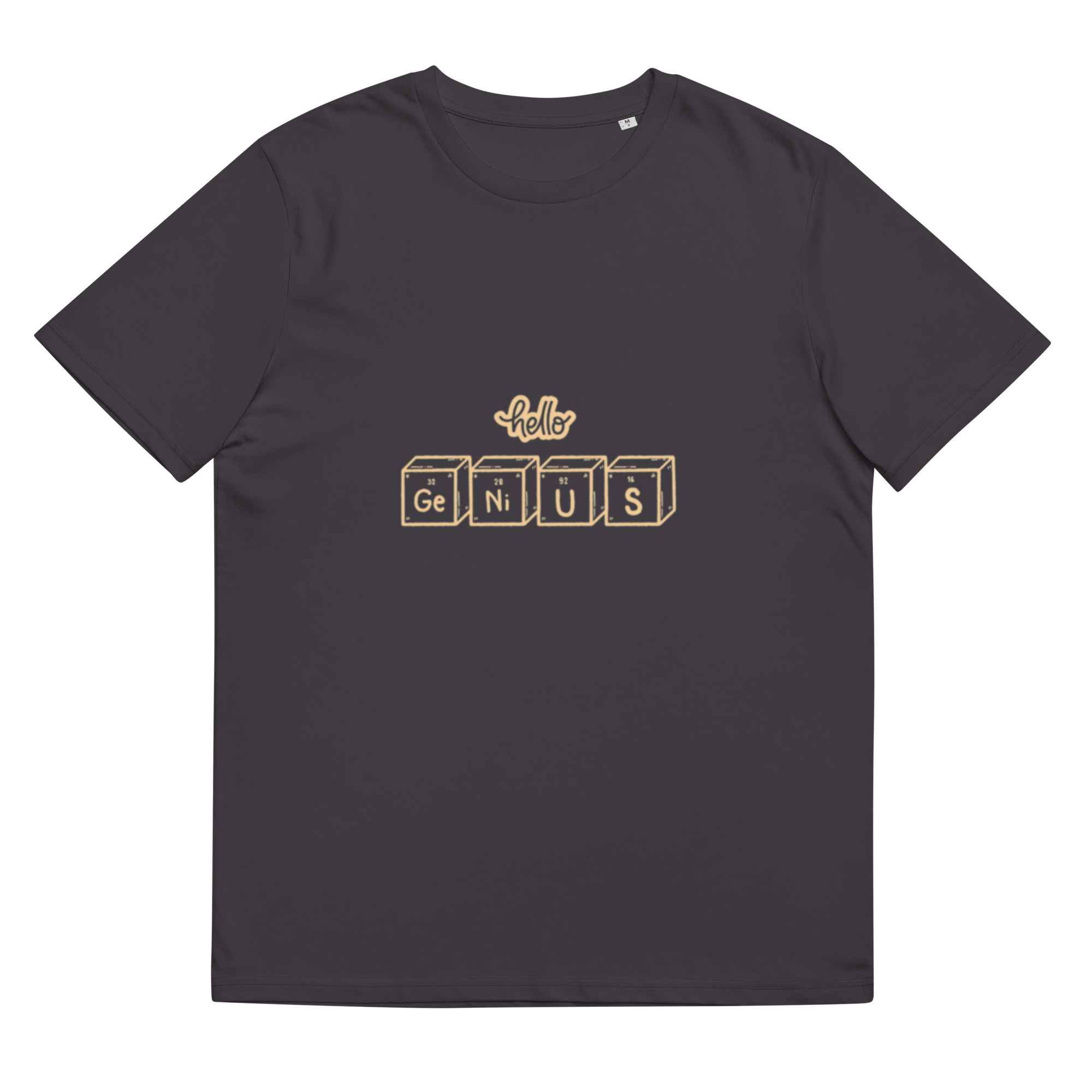 Unisex organic ribbed neck t-shirt - Image 9