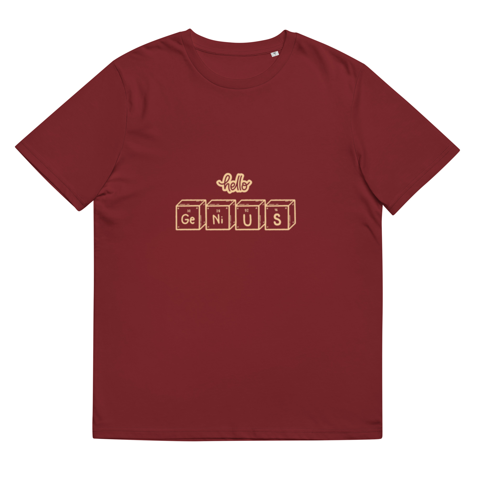 Unisex organic ribbed neck t-shirt - Image 6