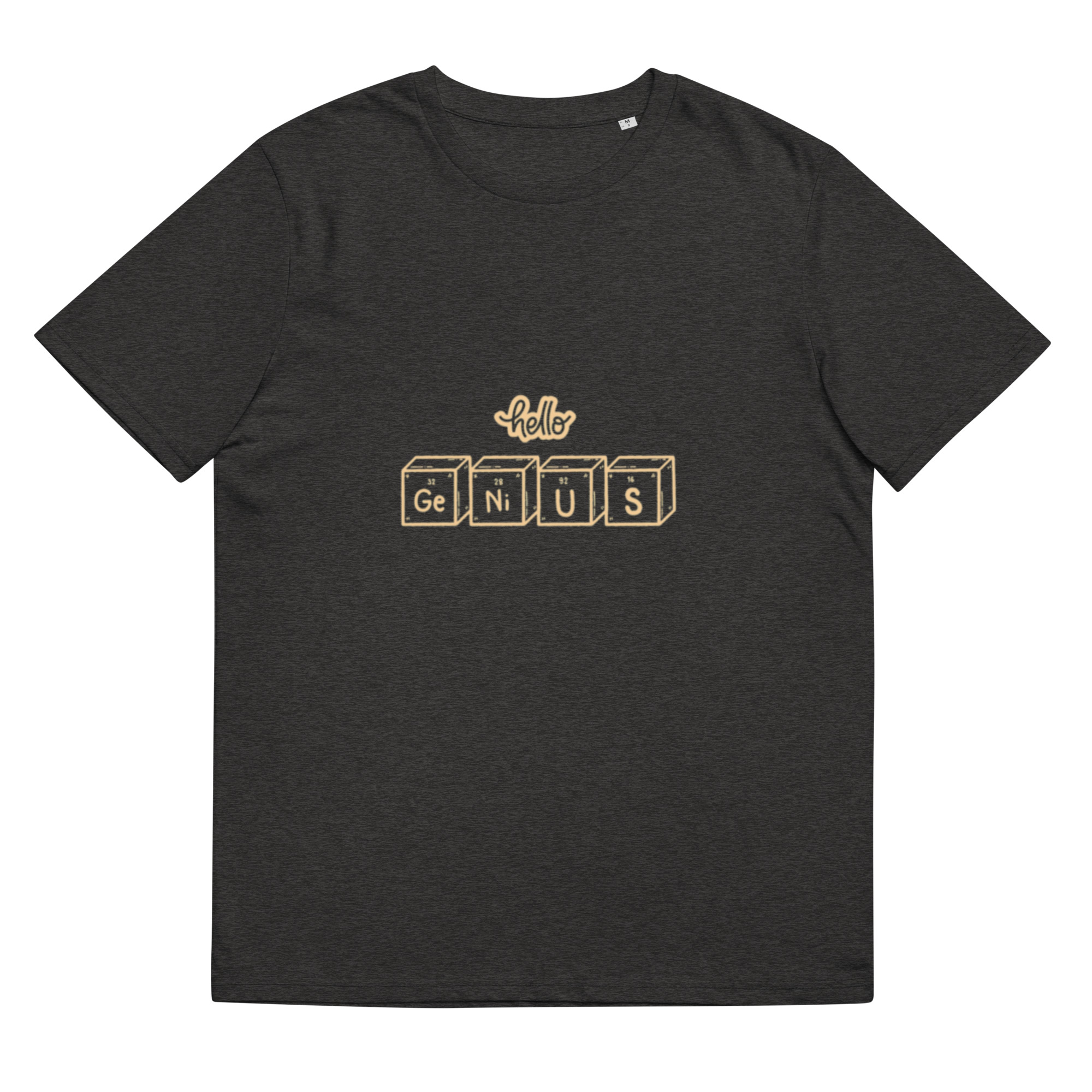 Unisex organic ribbed neck t-shirt - Image 12