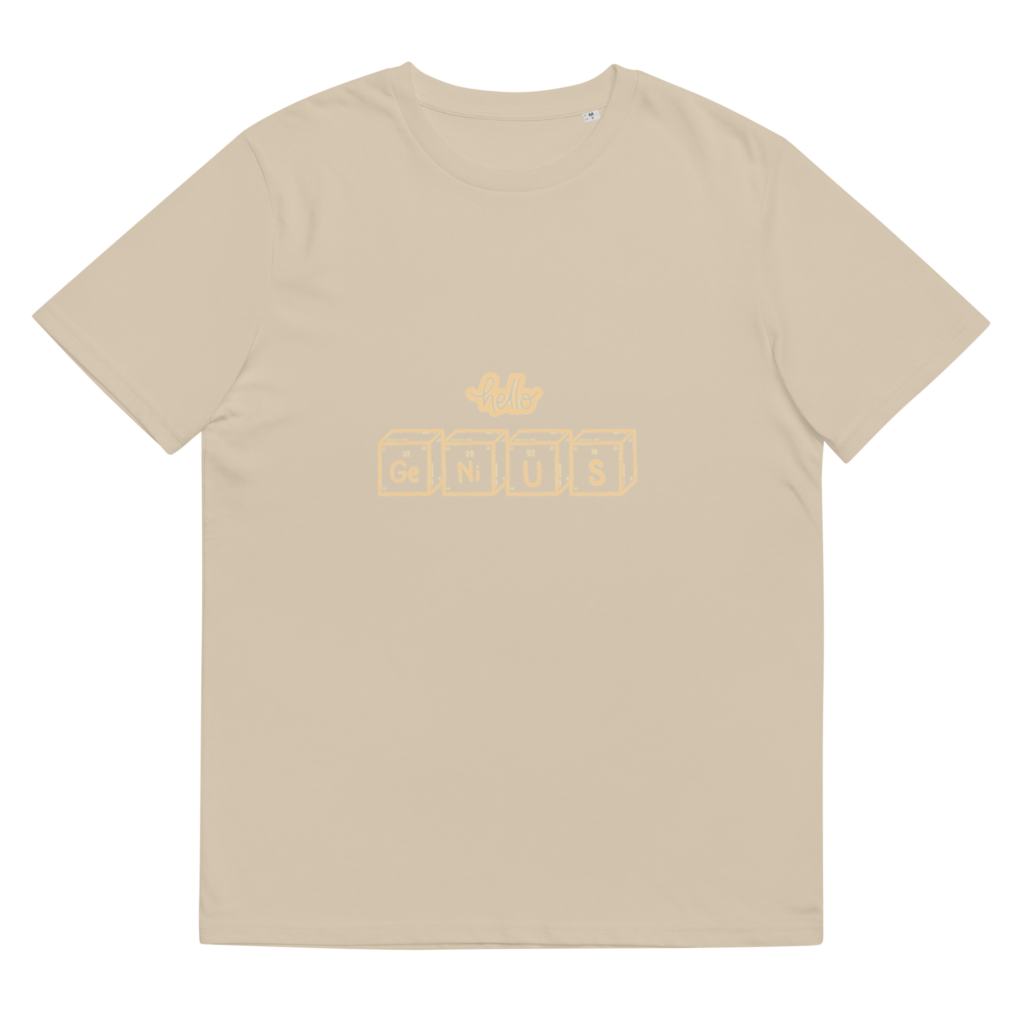 Unisex organic ribbed neck t-shirt - Image 2
