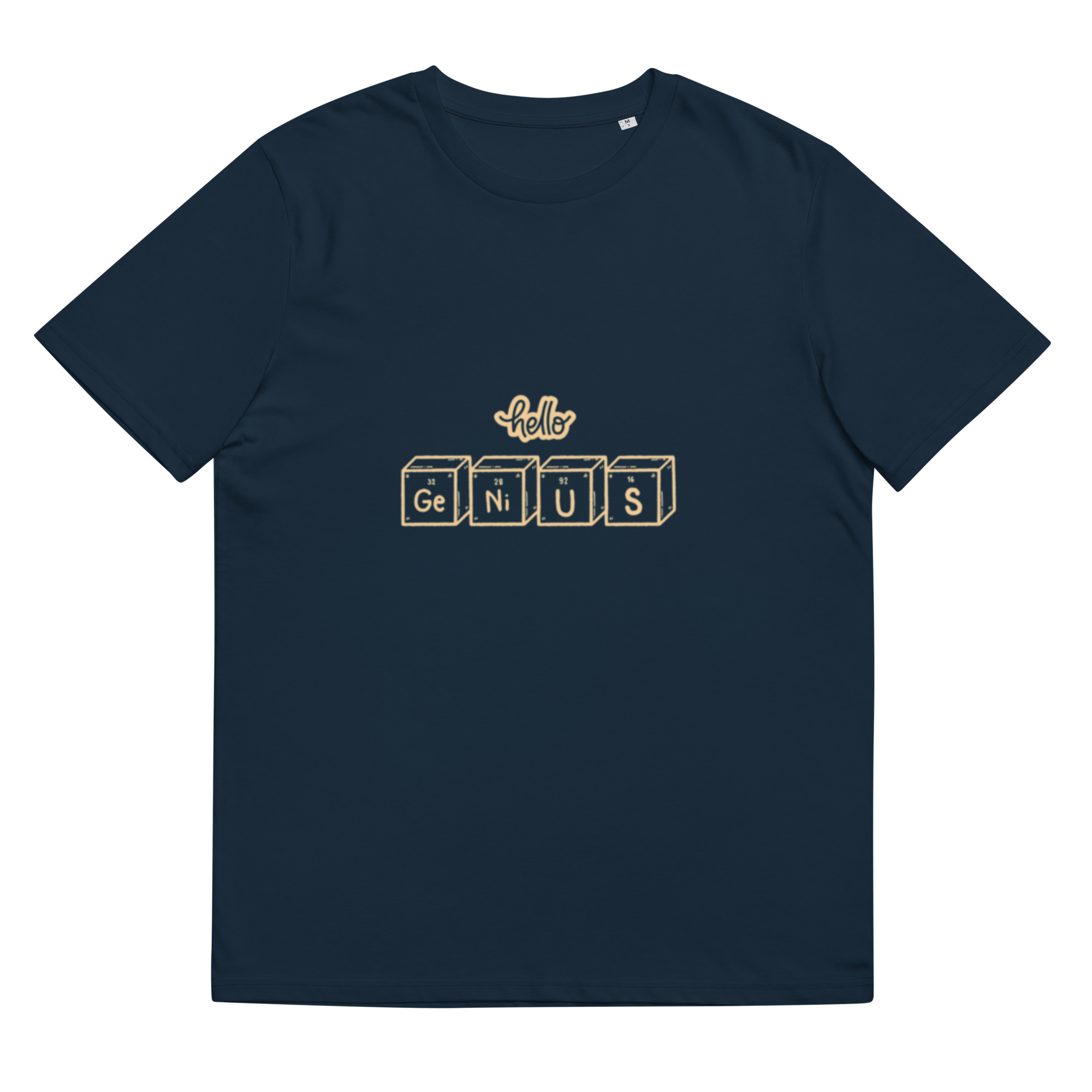 Unisex organic ribbed neck t-shirt - Image 3