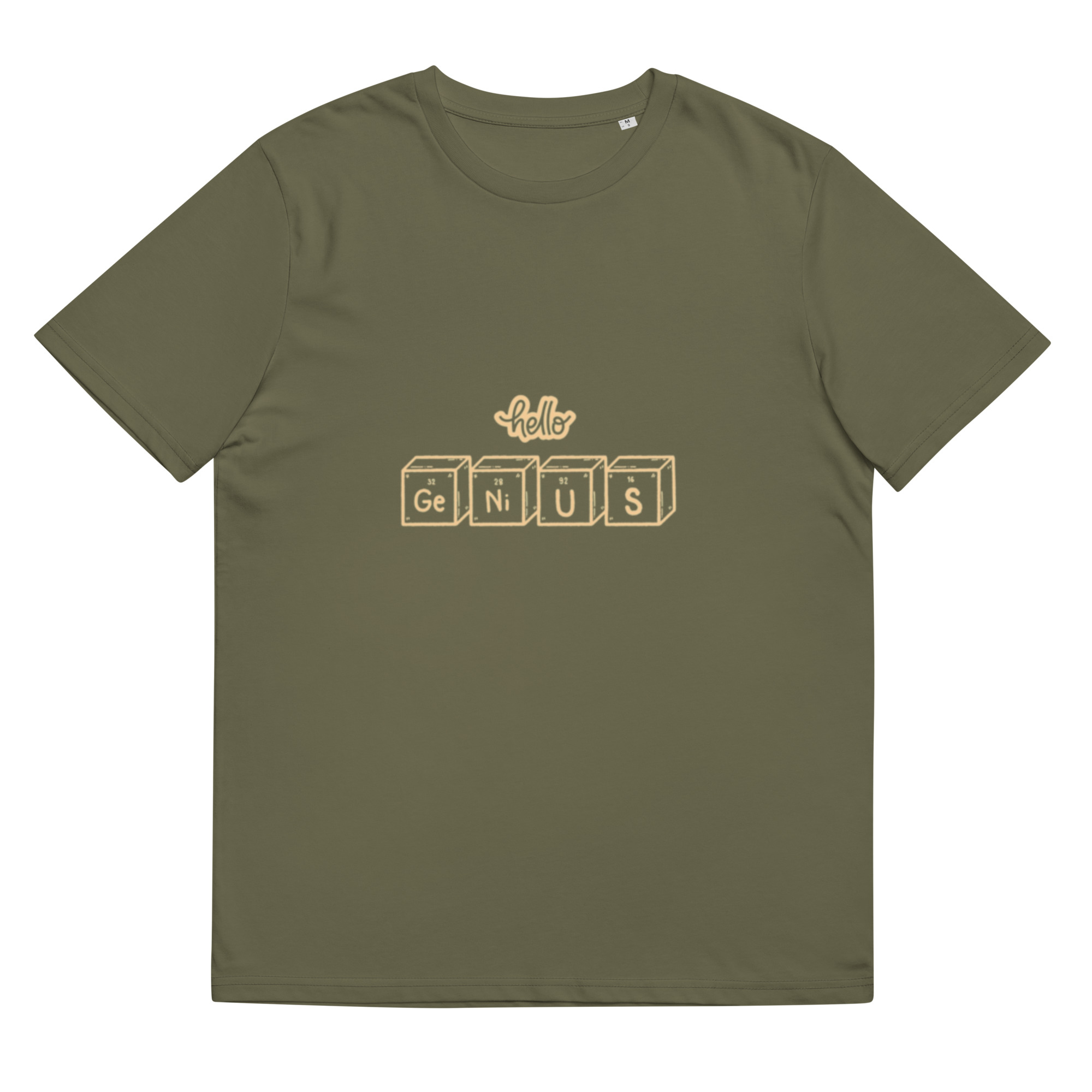 Unisex organic ribbed neck t-shirt - Image 7