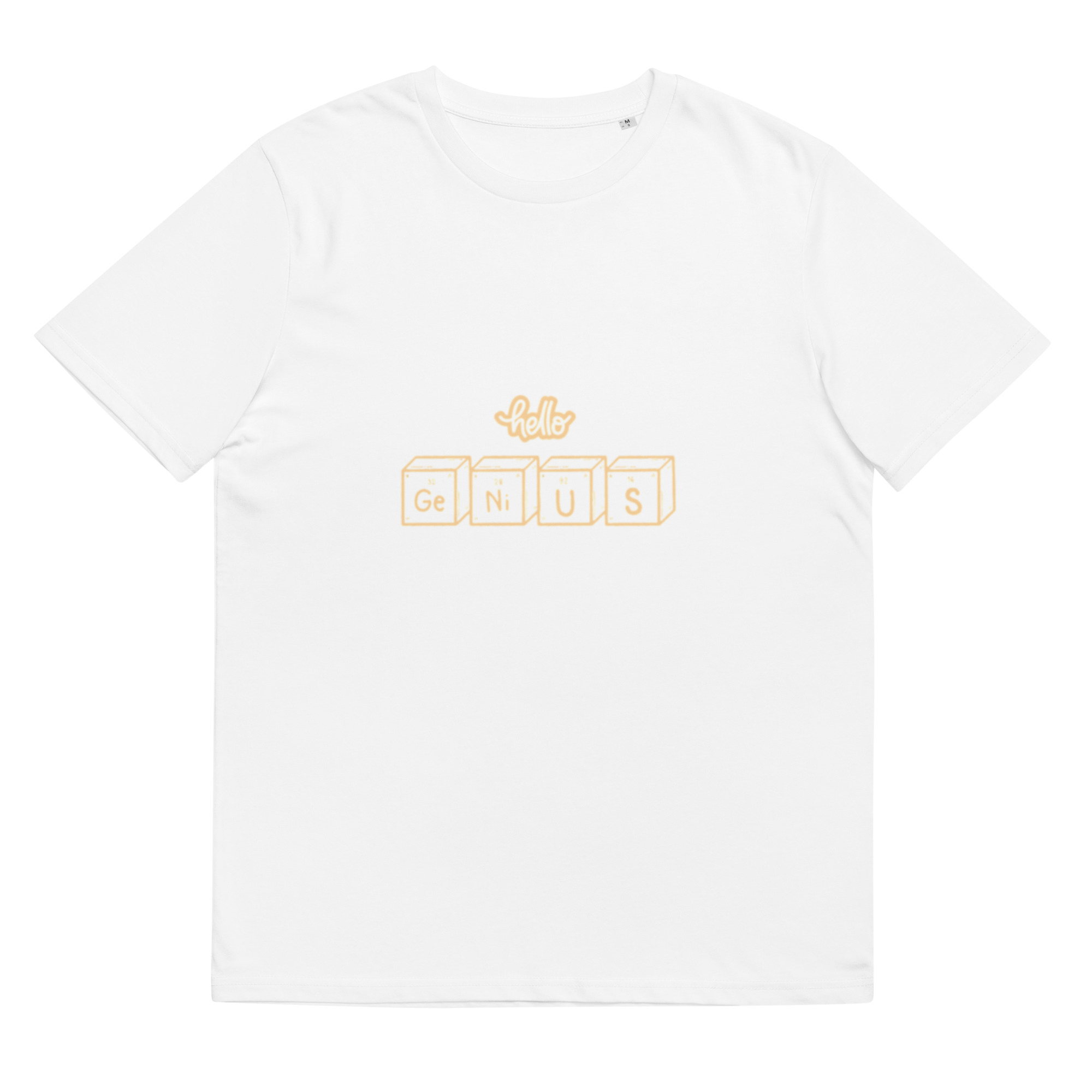 Unisex organic ribbed neck t-shirt - Image 5